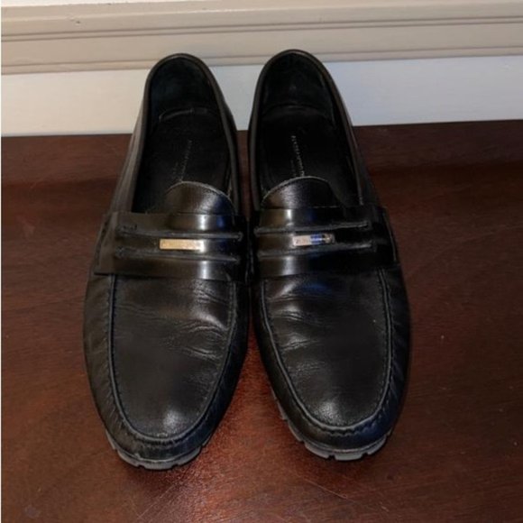 Alessandro Dell’acqua Black Leather Shoes Men’s Size 44 UK (10.5 US) main image 11
